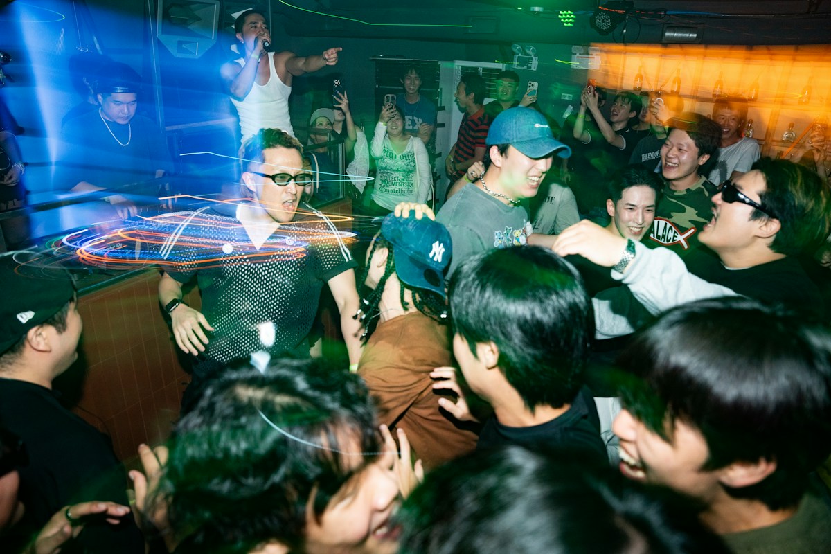 People enjoying music together in a nightclub